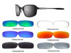 Galaxy Replacement Lenses For Oakley Square Wire 2.0 Six Color Pairs SPECIAL OFFER!